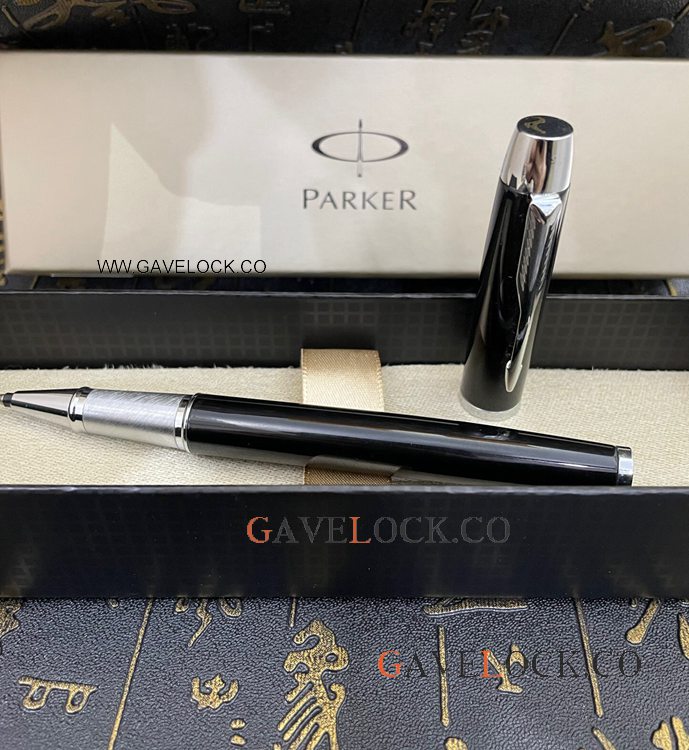 Aftermarket Faux PARKER IM Rollerball Pen Black and Silver